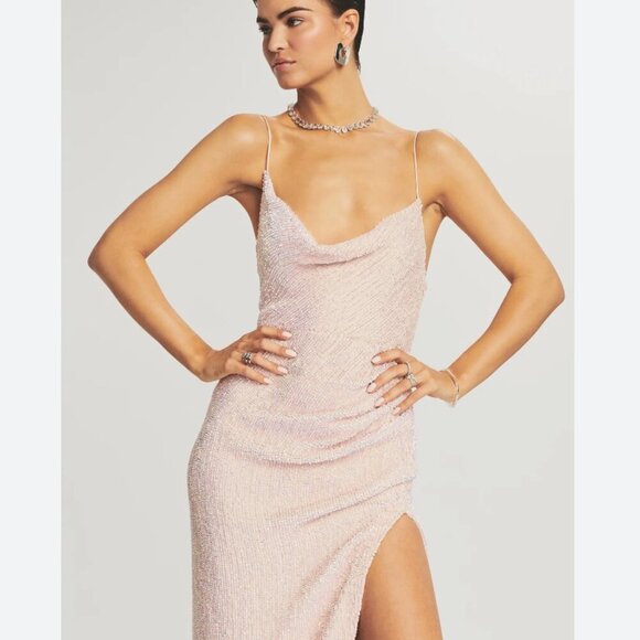 NWT retrofete Katya Dress in Taffy Pink size small - Picture 3 of 7